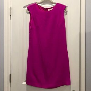 Cynthia Rowley 100% silk shift dress pink 4 new